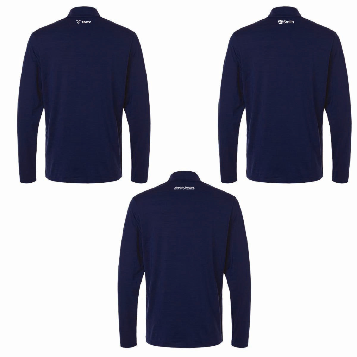 Adidas Men's Textured Stripe 1/4 Zip Pullover with Marks Supply Logo