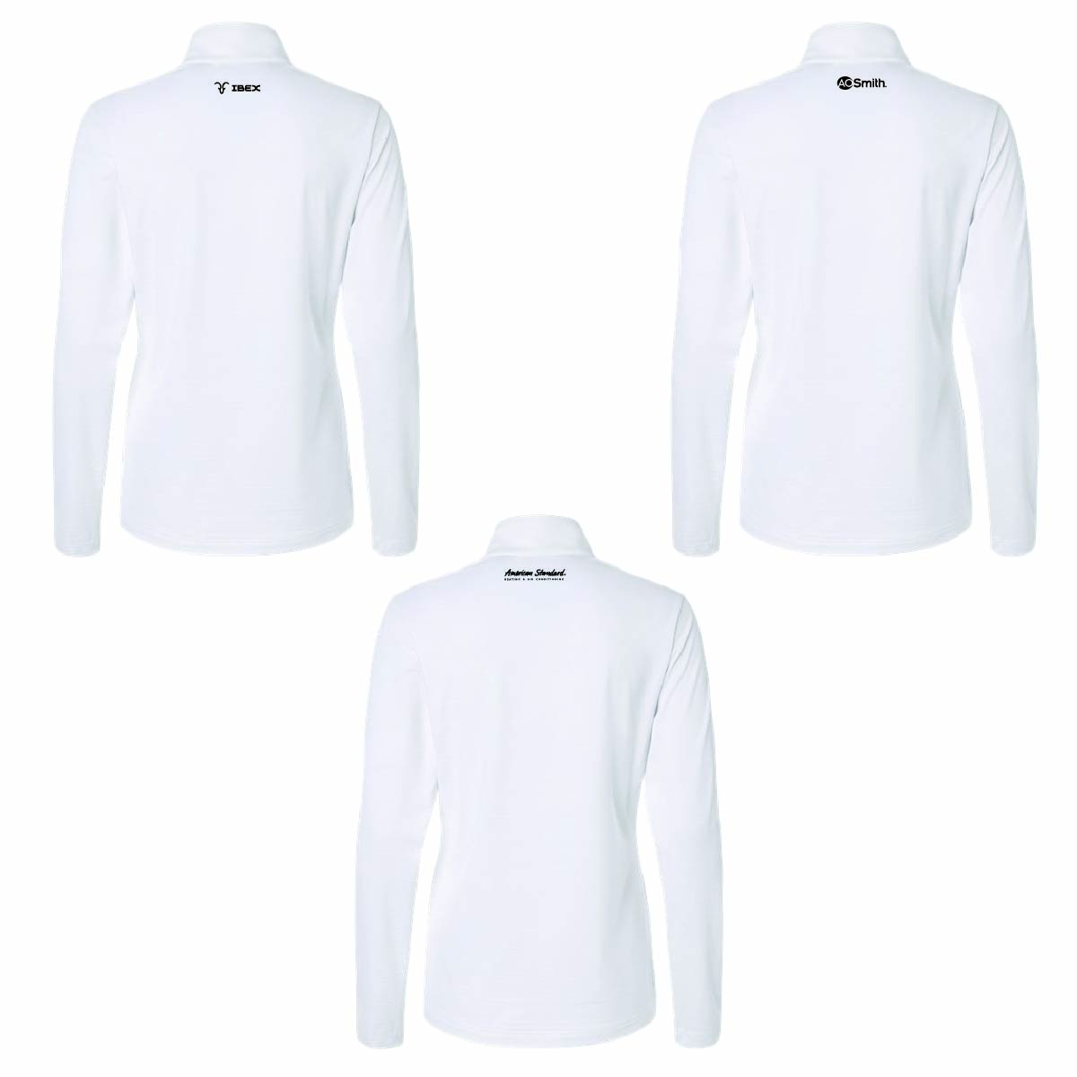 Adidas Women's Textured Stripe 1/4 Zip Pullover with Marks Supply Logo