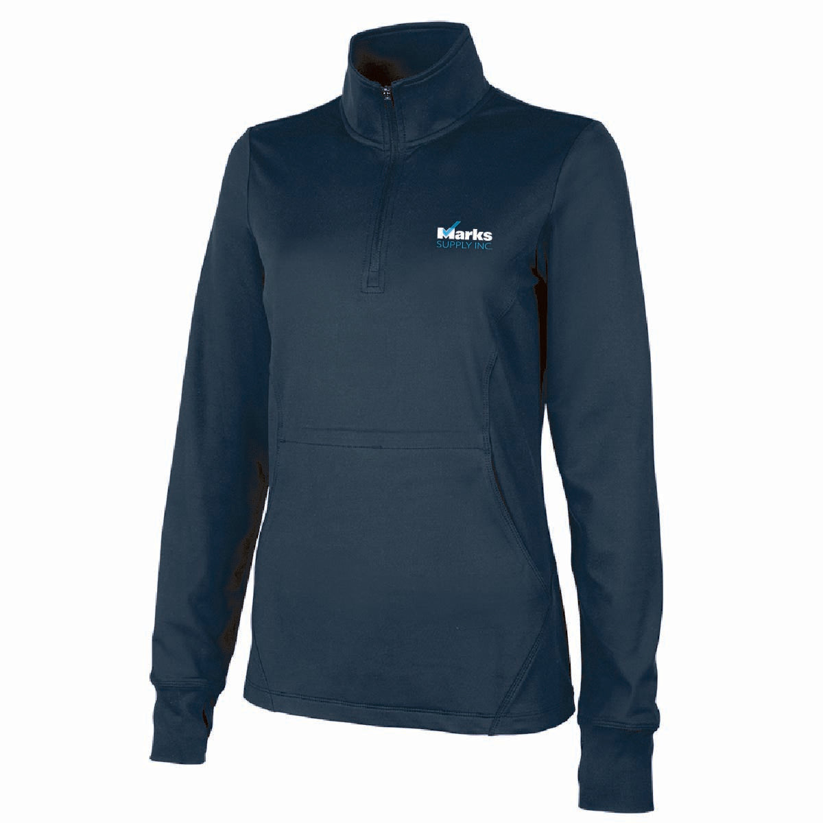 Charles River Women's Nu Fitness Pullover with Marks Supply Logo