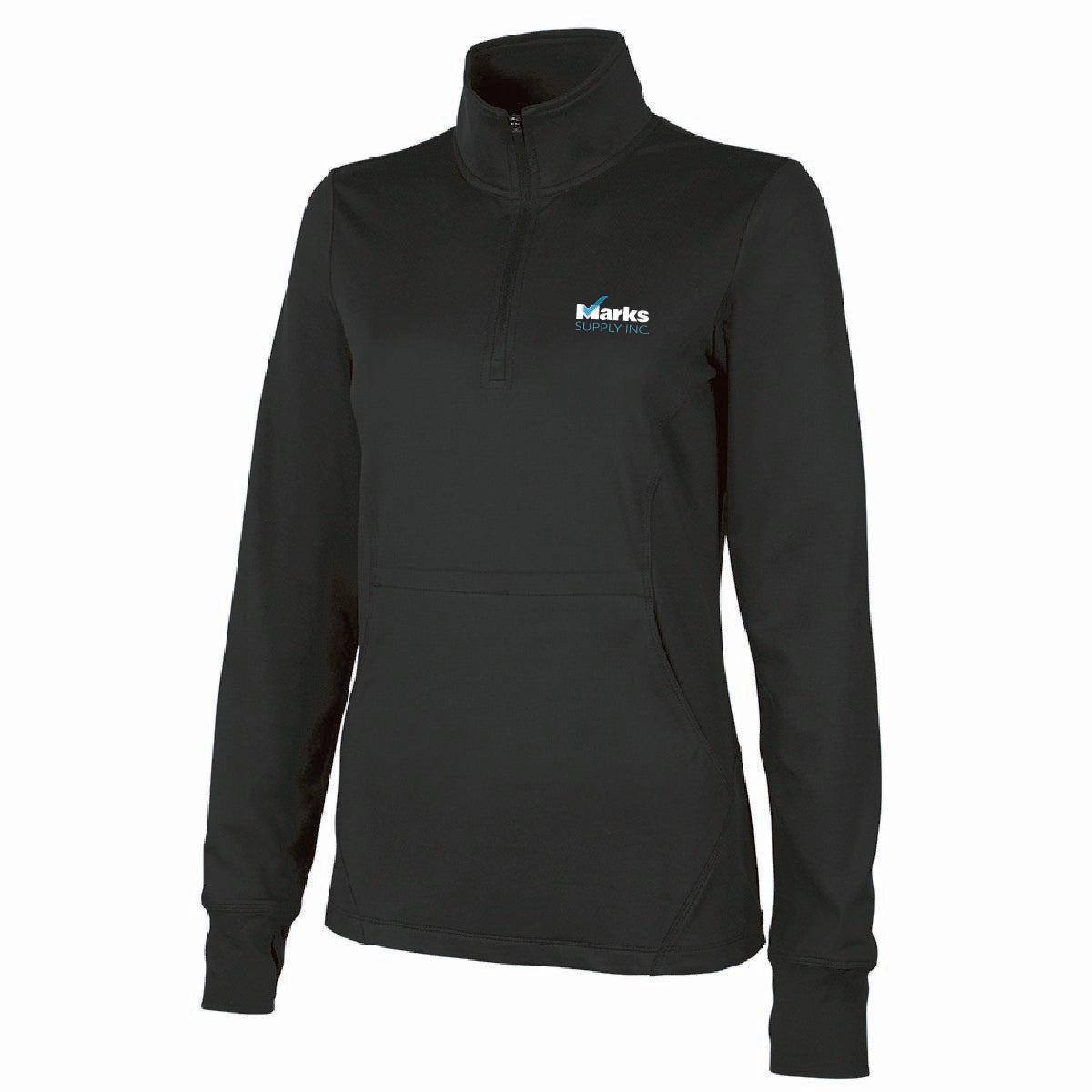 Charles River Women's Nu Fitness Pullover with Marks Supply Logo