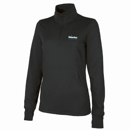 Charles River Women's Nu Fitness Pullover with Marks Supply Logo
