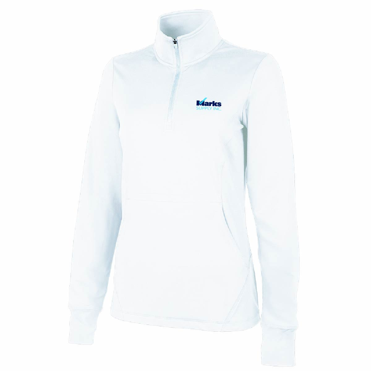 Charles River Women's Nu Fitness Pullover with Marks Supply Logo