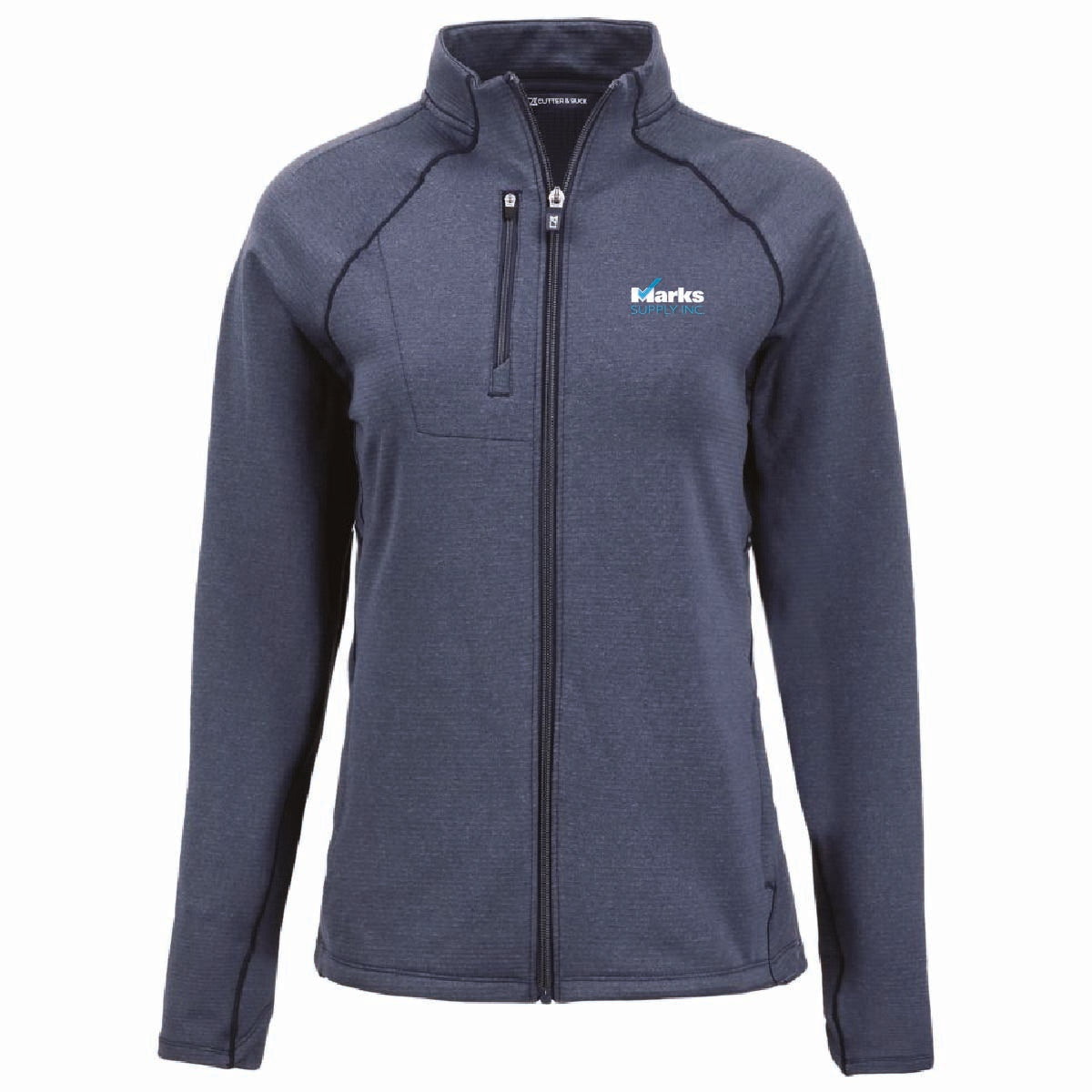Cutter & Buck Women's Peshastin Fleece Full Zip Jacket with Marks Supply Logo