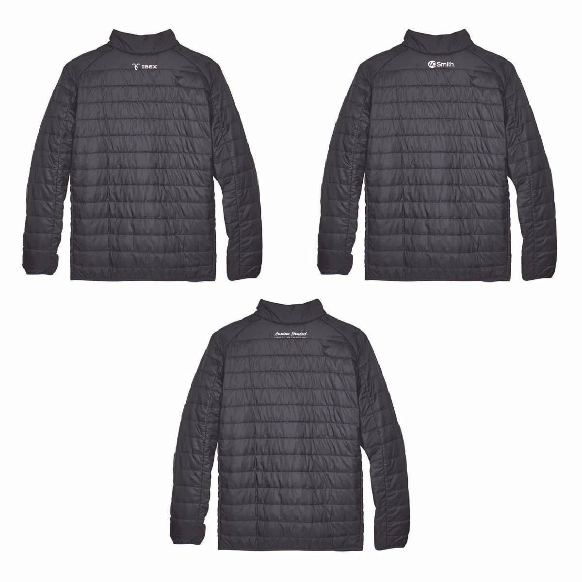 Core 365 Men's Packable Puffer Jacket with Marks Supply Logo