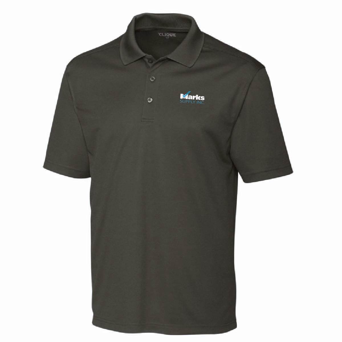 Clique by Cutter Men's Spin Performance Polo with Marks Supply Logo