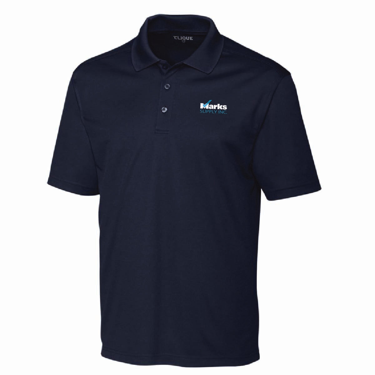 Clique by Cutter Men's Spin Performance Polo with Marks Supply Logo