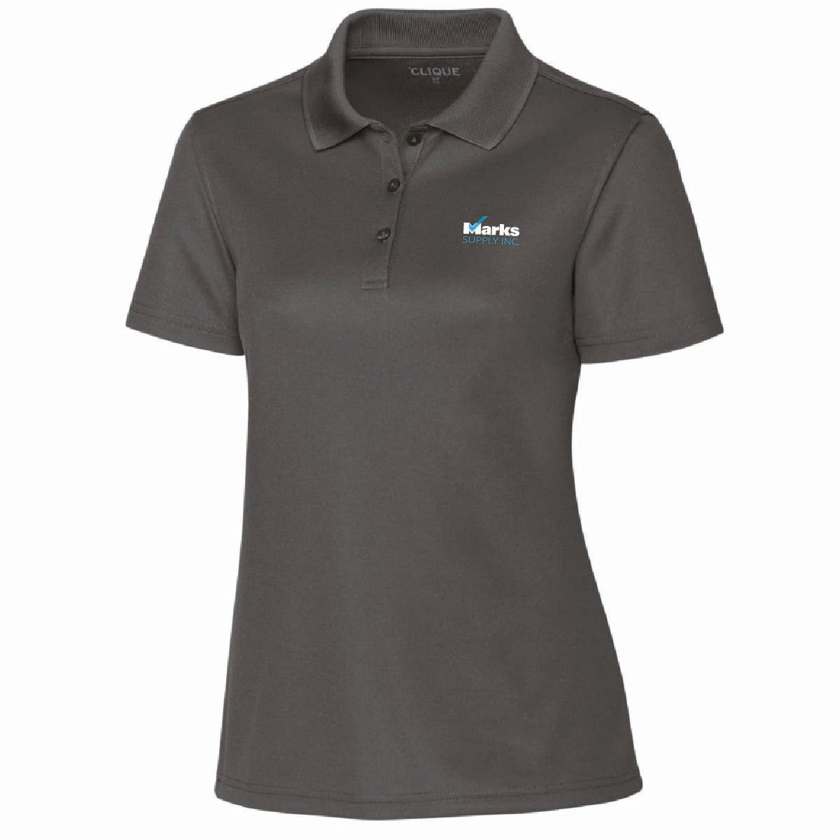 Clique by Cutter Women's Spin Performance Polo with Marks Supply Logo