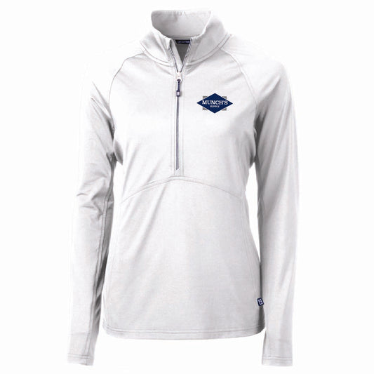 Cutter & Buck Women's Eco Stretch 1/4 Zip with Munch's Supply logo