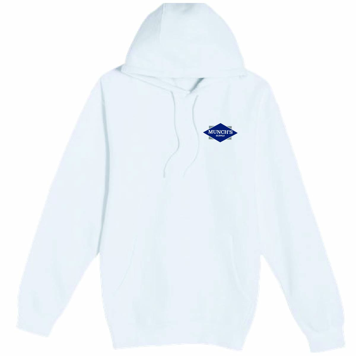 Lane 7 Unisex Premium Pullover Hooded Sweatshirt with Munch's Supply logo