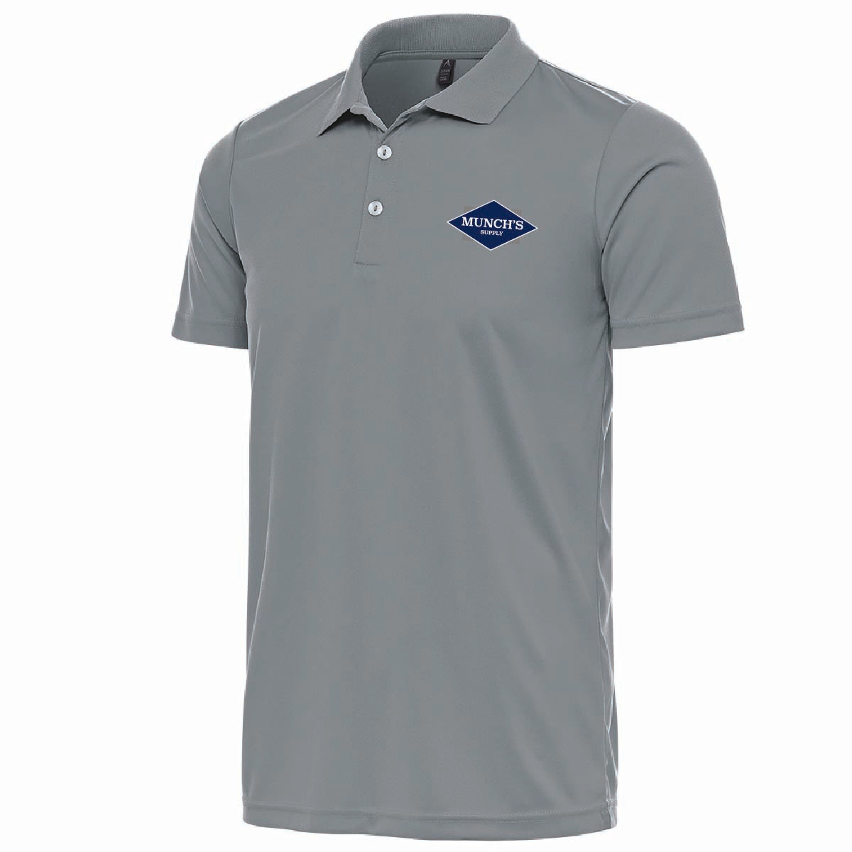 Antigua Men's Flex Polo with Munch's Supply logo