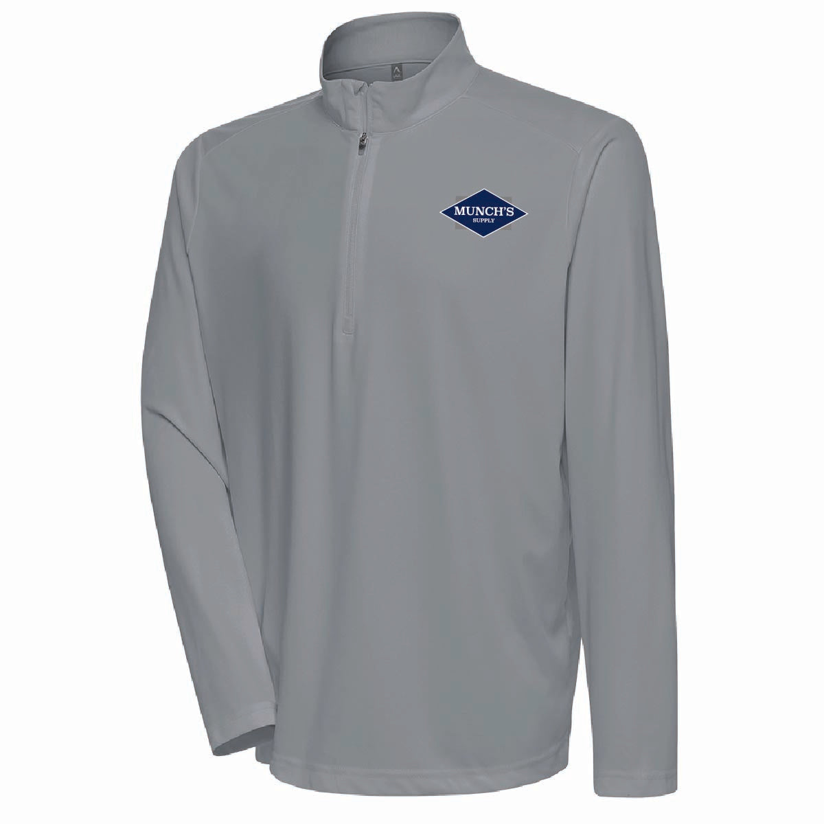Antigua Men's Flex Pullover with Munch's Supply logo