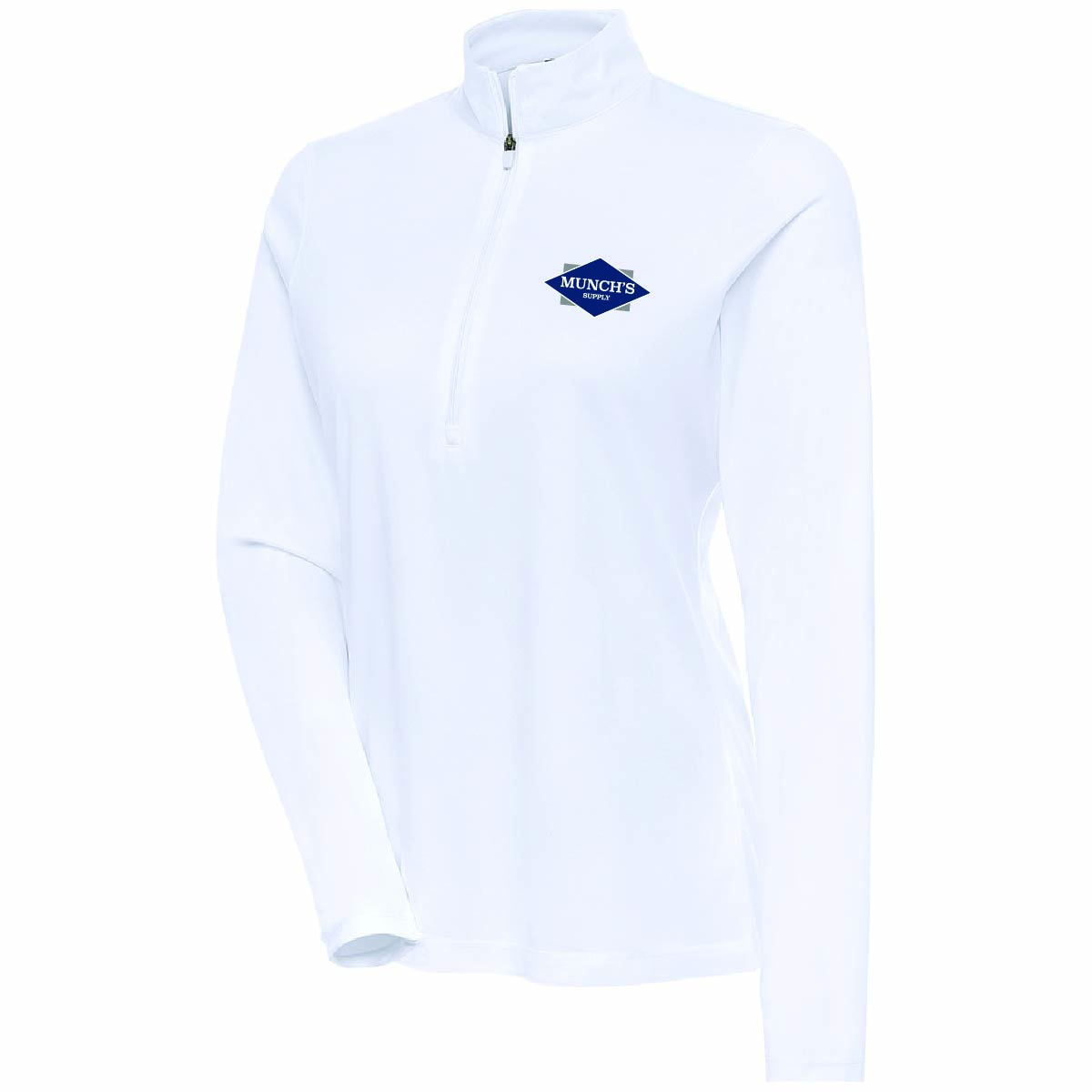 Antigua Women's Flex Pullover with Munch's Supply logo