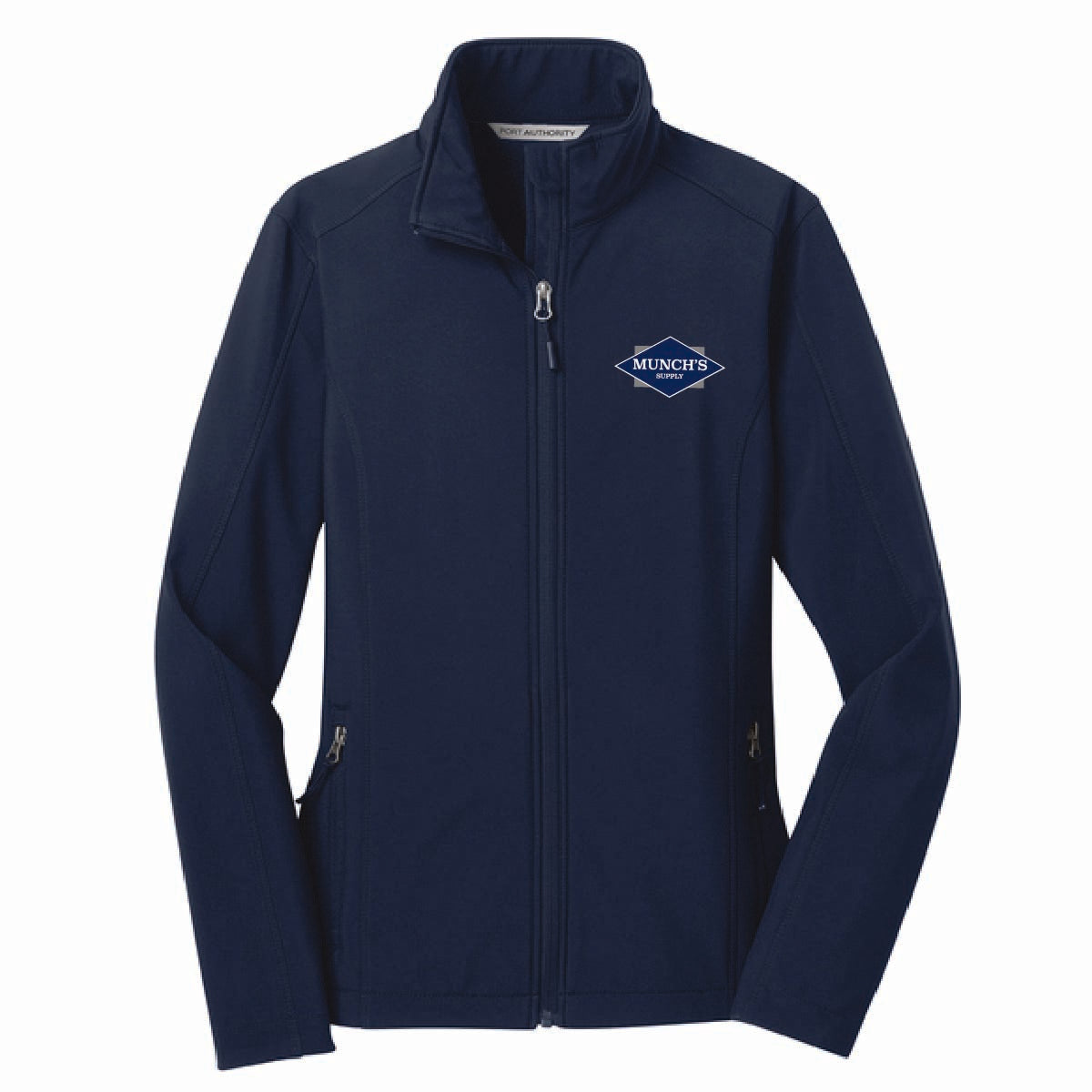 Port Authority Women's Core Soft Shell Jacket with Munch's Supply logo