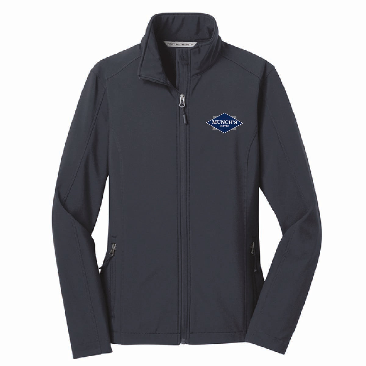Port Authority Women's Core Soft Shell Jacket with Munch's Supply logo