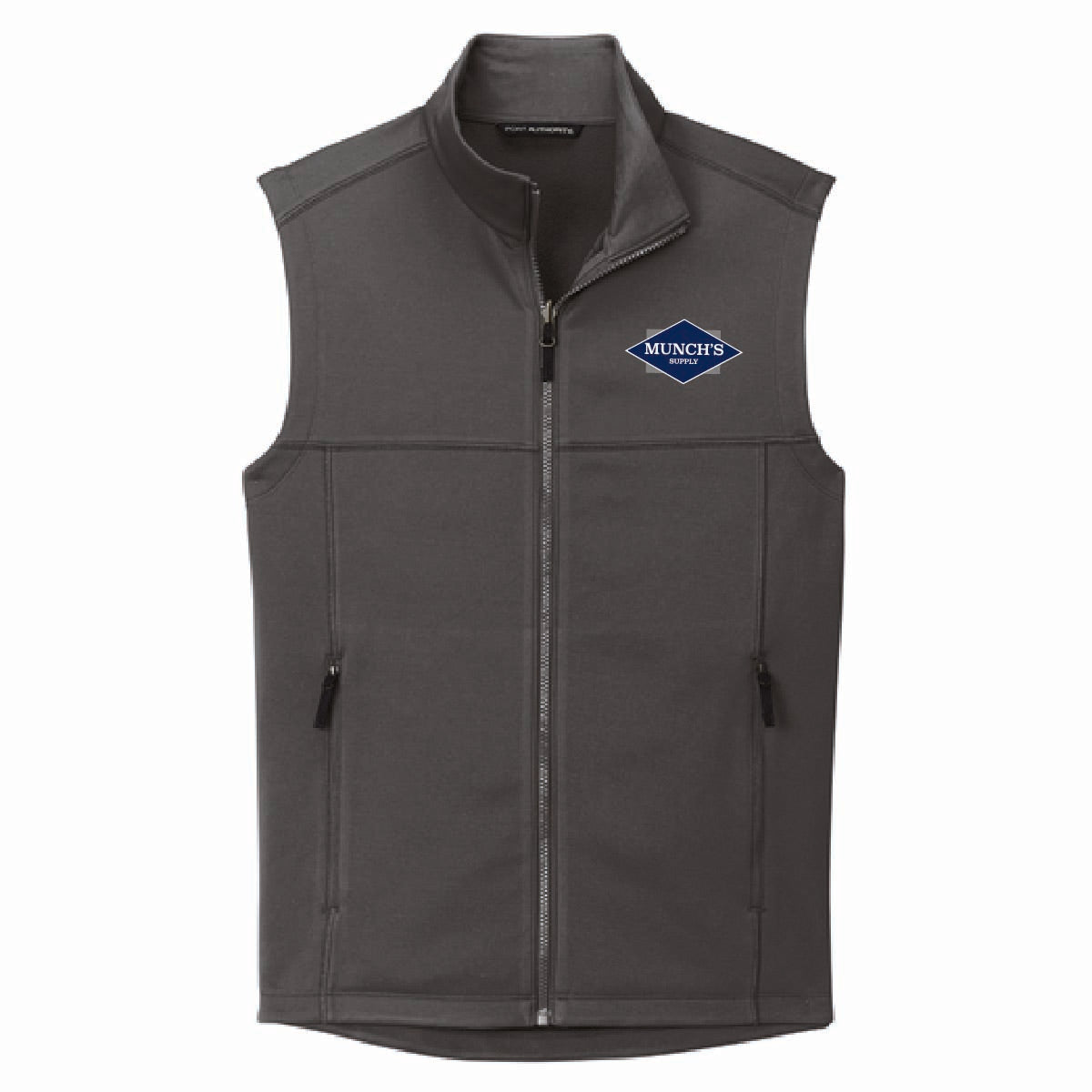 Port Authority Men's Smooth Fleece Vest with Munch's Supply logo