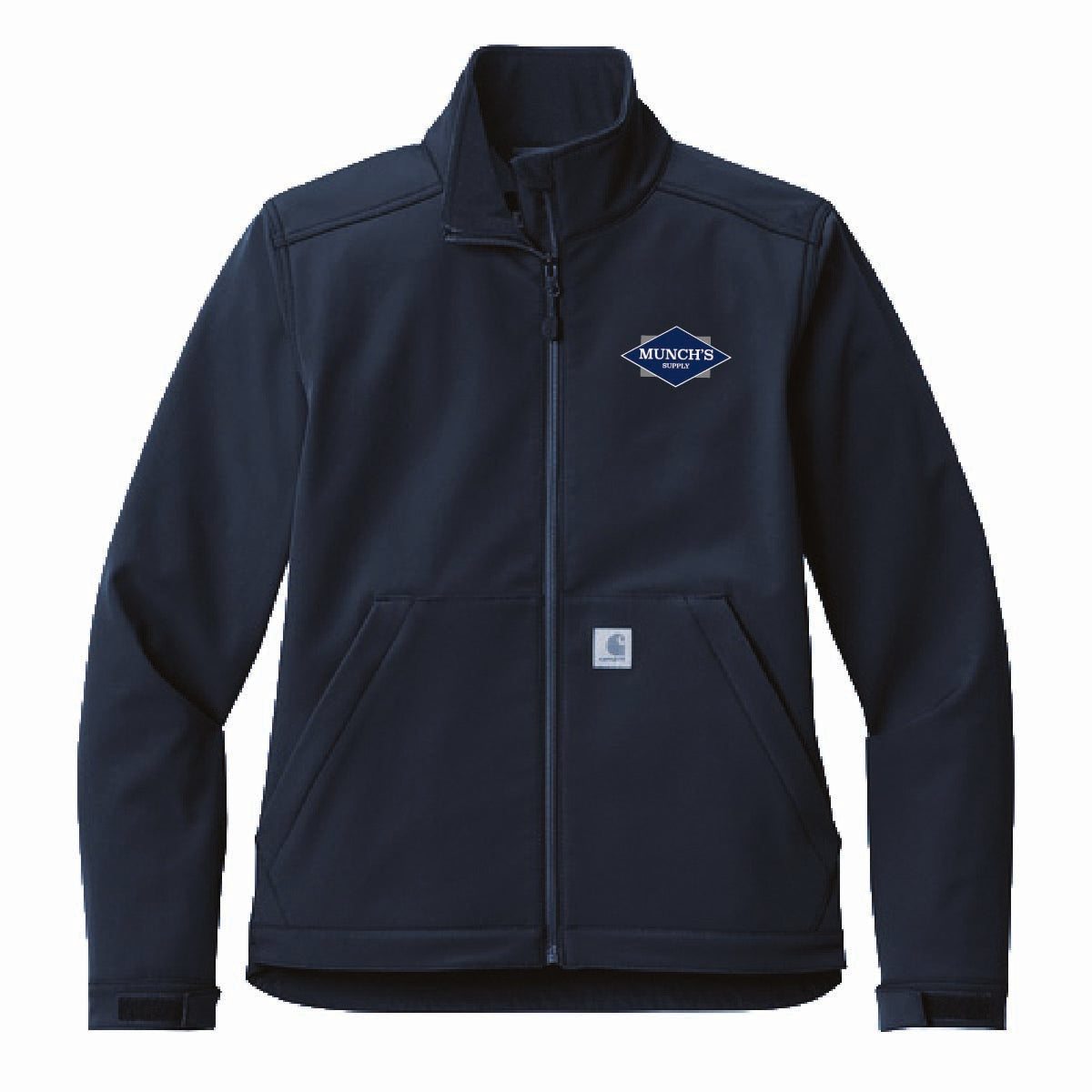 Carhartt Women's Rain Defender Soft Shell Jacket with Munch's Supply logo