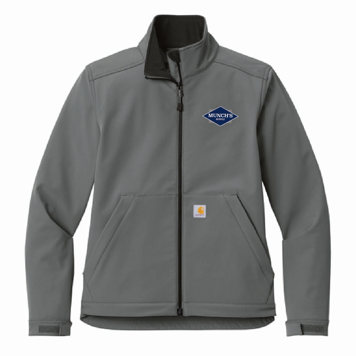 Carhartt Women's Rain Defender Soft Shell Jacket with Munch's Supply logo