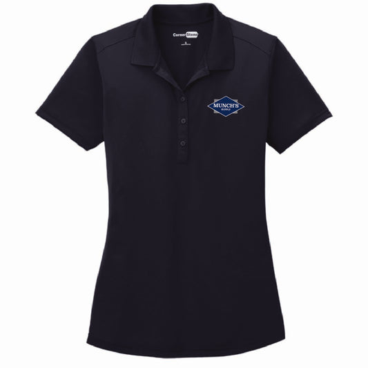 Cornerstone Women's Snag Proof Polo with Munch's Supply logo