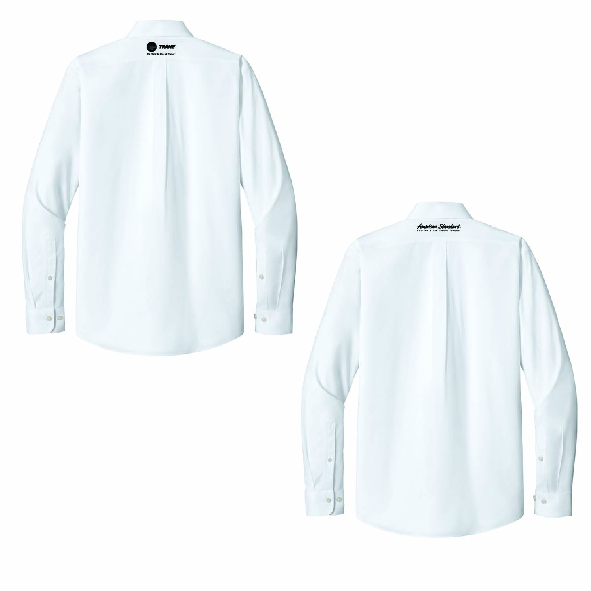 Brooks Brothers Men's Pinpoint Long Sleeve Shirt with Munch's Supply logo