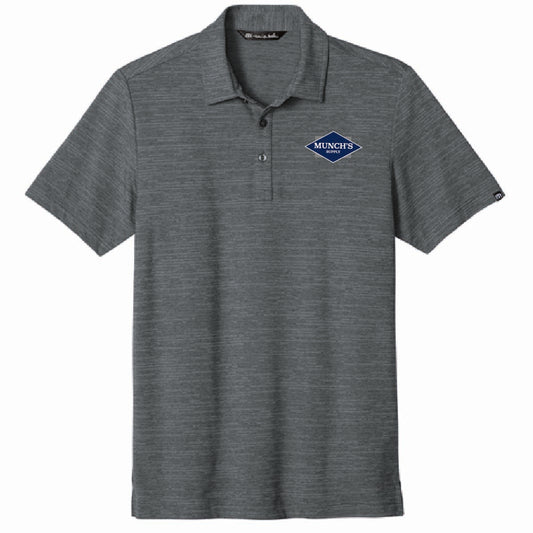 TravisMathew Men's Crestview Polo with Munch's Supply logo