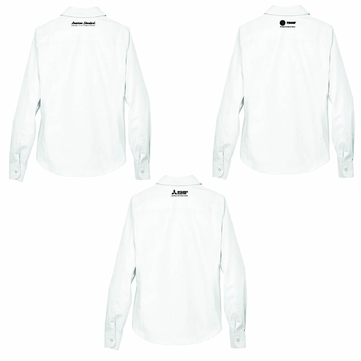 Devon & Jones Women's Broadcloth Woven Dress Shirt with O'Connor Logo