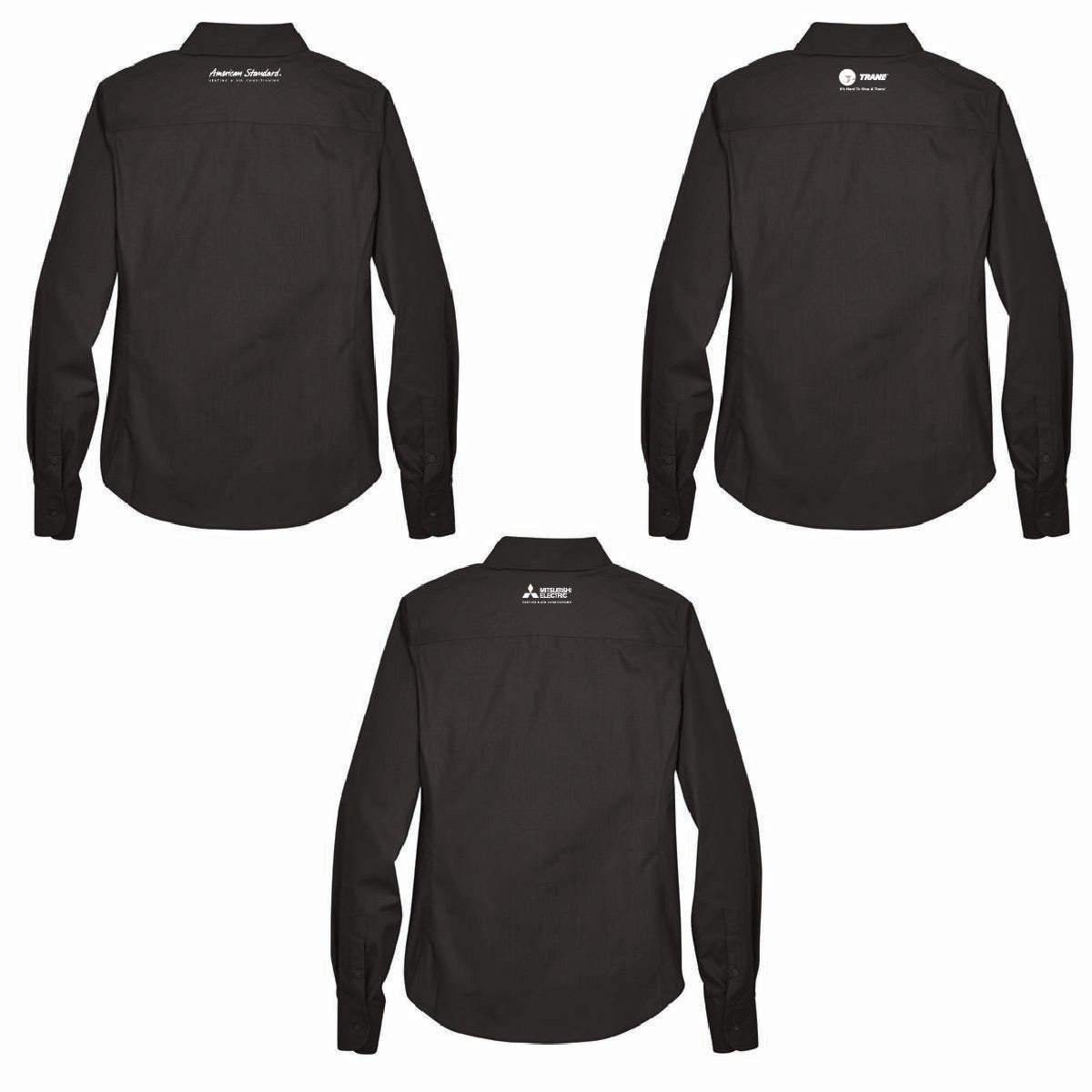 Devon & Jones Women's Broadcloth Woven Dress Shirt with O'Connor Logo