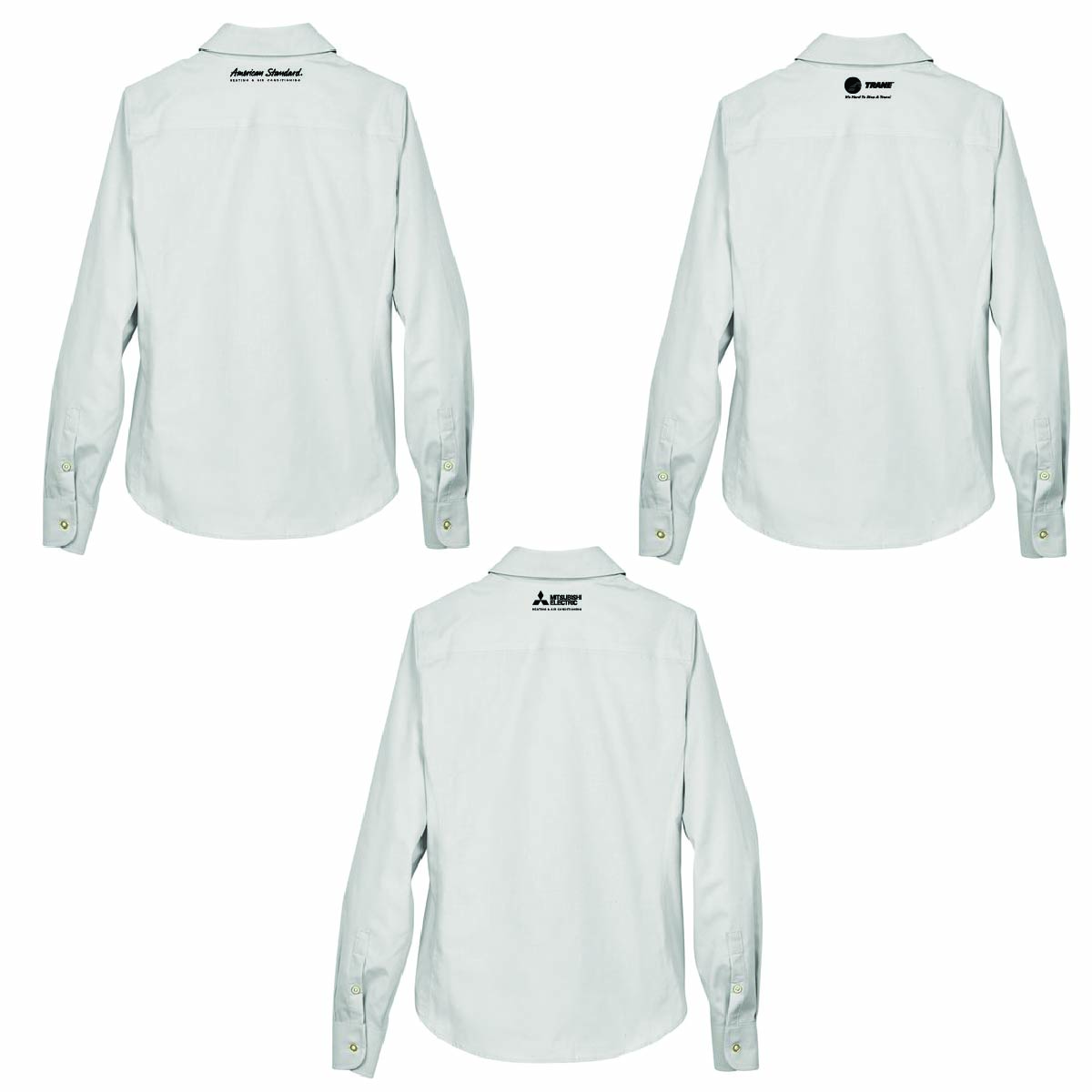 Devon & Jones Women's Broadcloth Woven Dress Shirt with O'Connor Logo