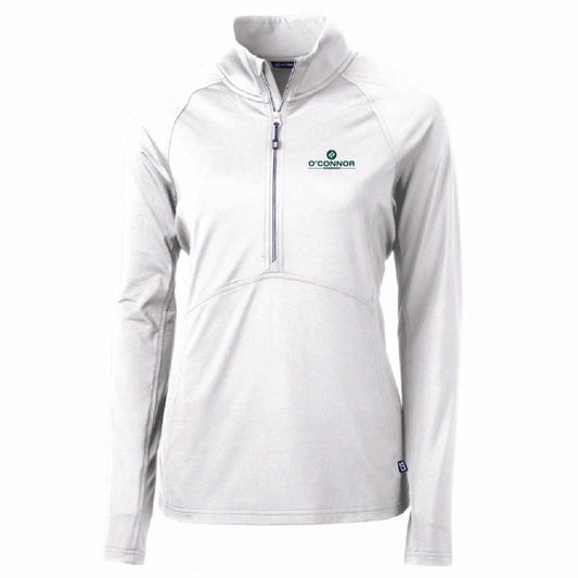 Cutter & Buck Women's Eco Stretch 1/4 Zip with O'Connor Logo