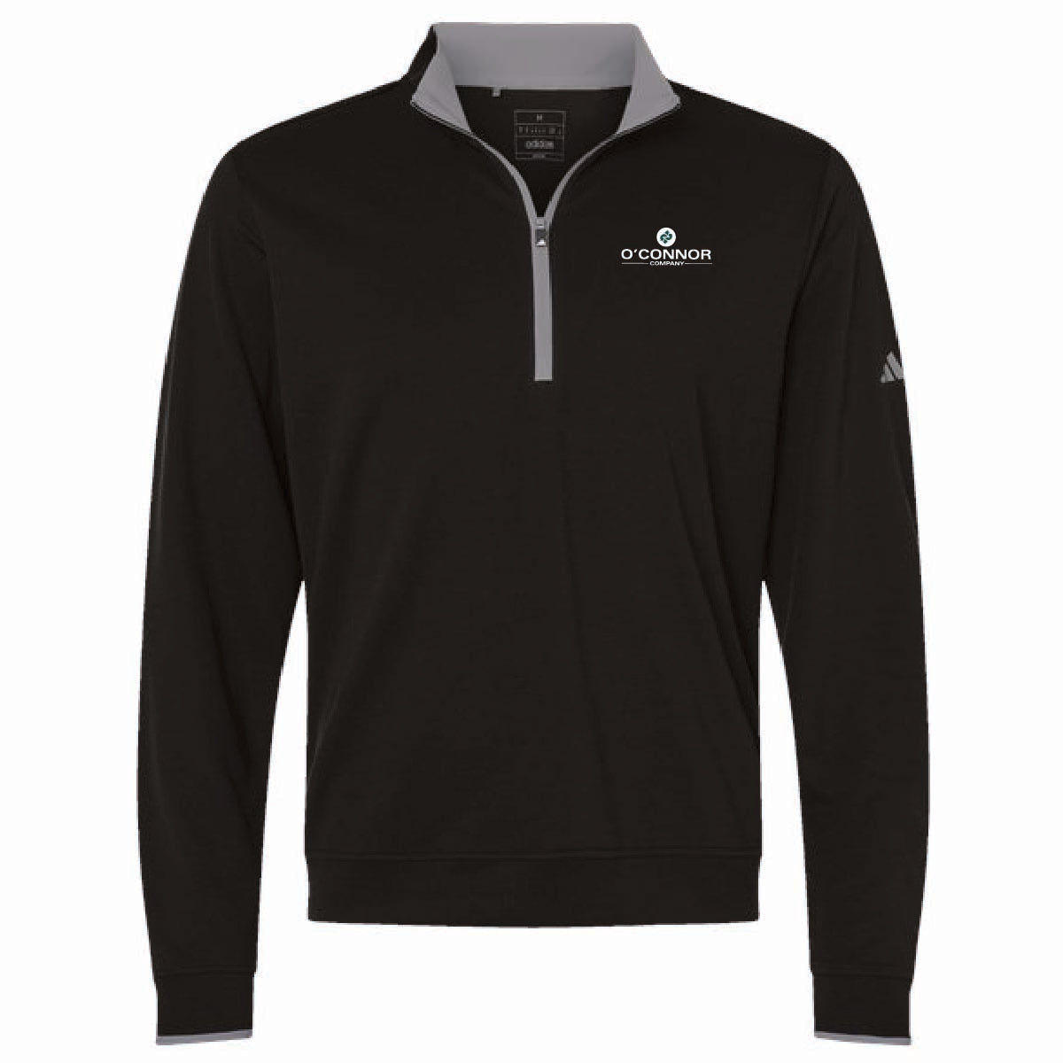 Adidas Men's Lightweight 1/4 Zip Pullover with O'Connor Logo