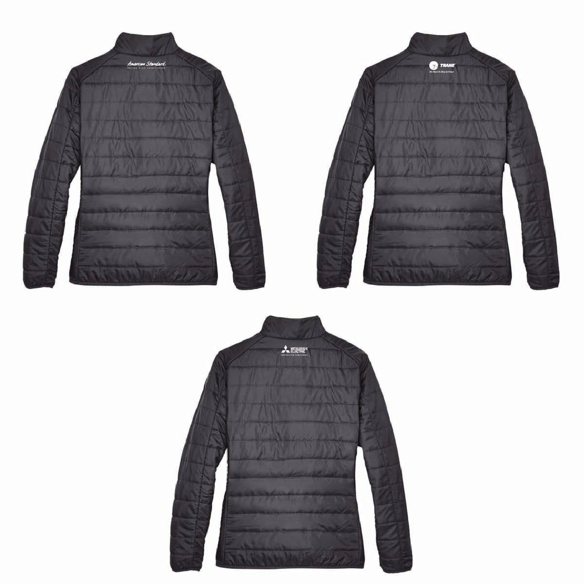 Core 365 Women's Packable Puffer Jacket with O'Connor Logo
