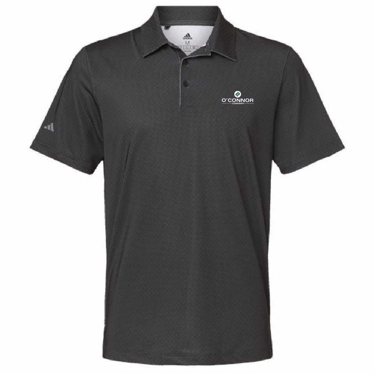 Adidas Men's Ultimate Diamond Print Polo with O'Connor Logo