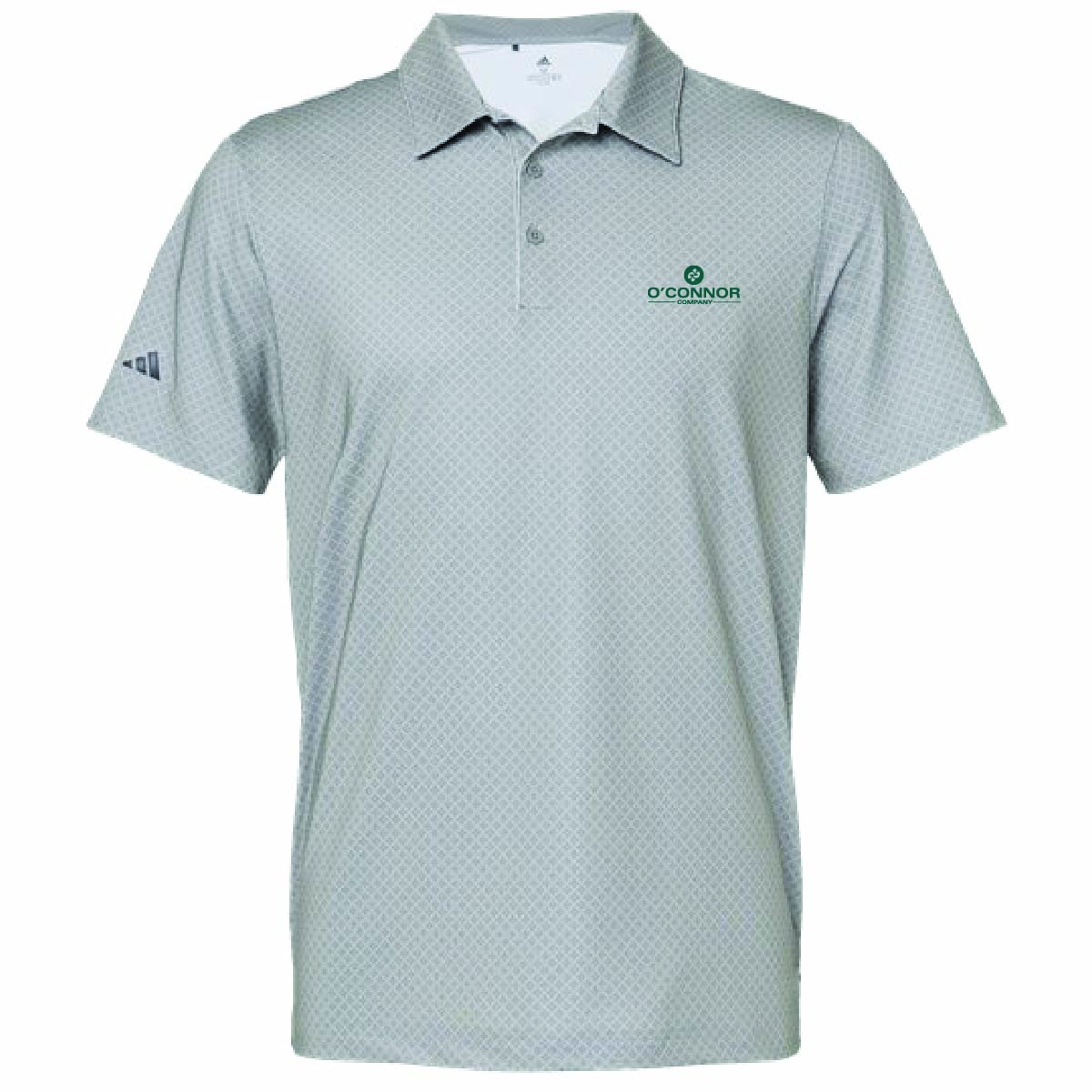 Adidas Men's Ultimate Diamond Print Polo with O'Connor Logo