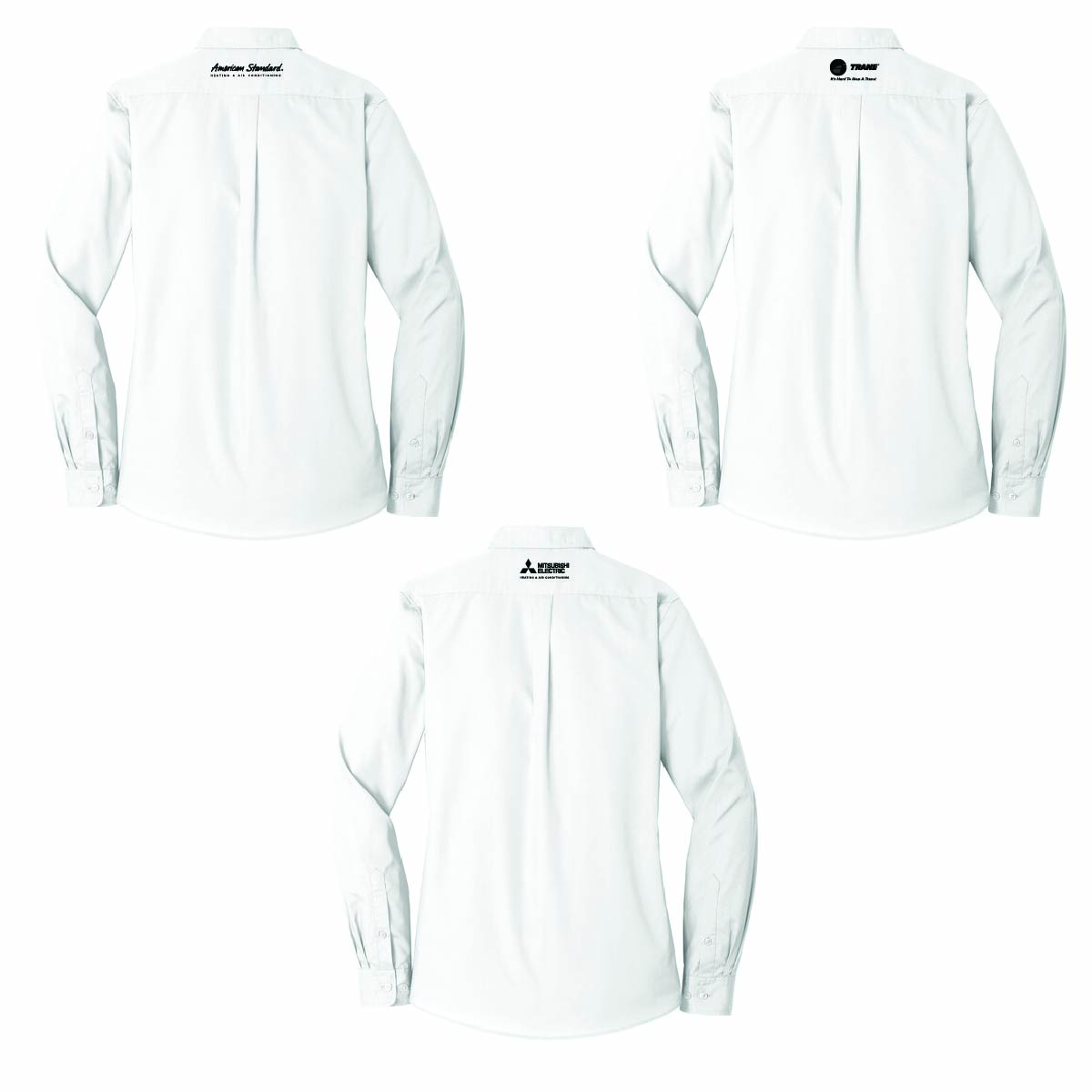 Port Authority Women's Long Sleeve Poplin Shirt with O'Connor Logo