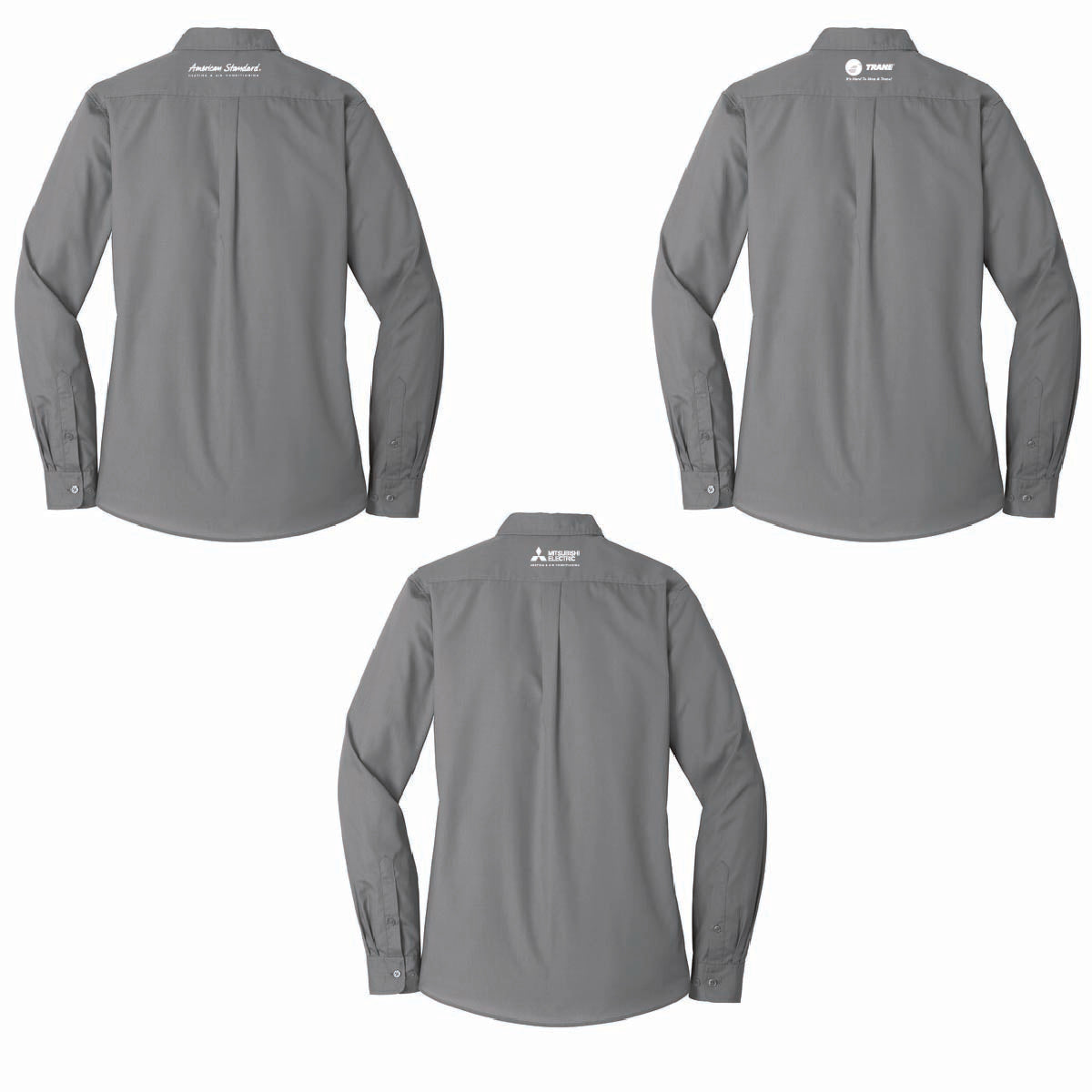 Port Authority Women's Long Sleeve Poplin Shirt with O'Connor Logo