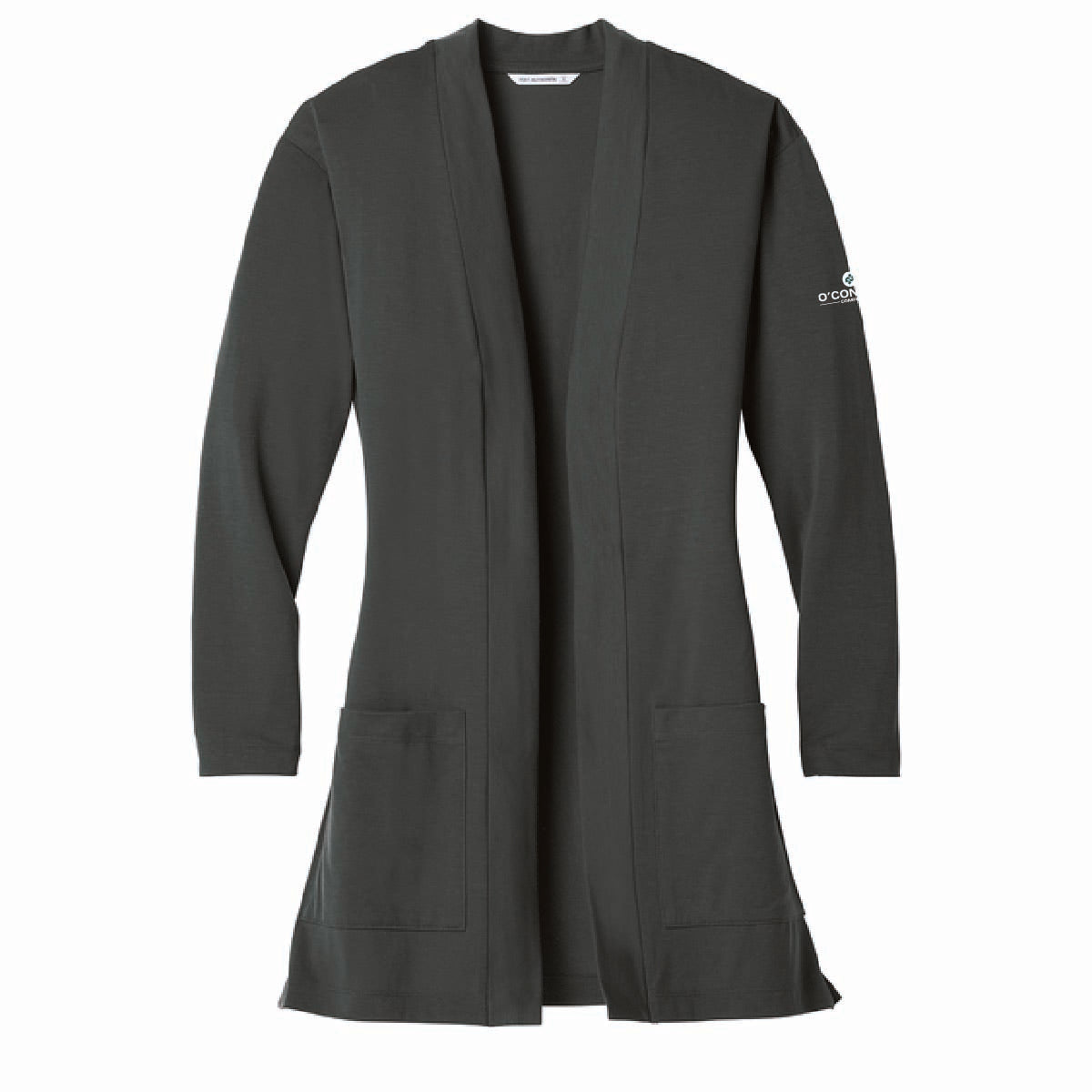 Port Authority Women's Long Pocket Knit Cardigan with O'Connor Logo