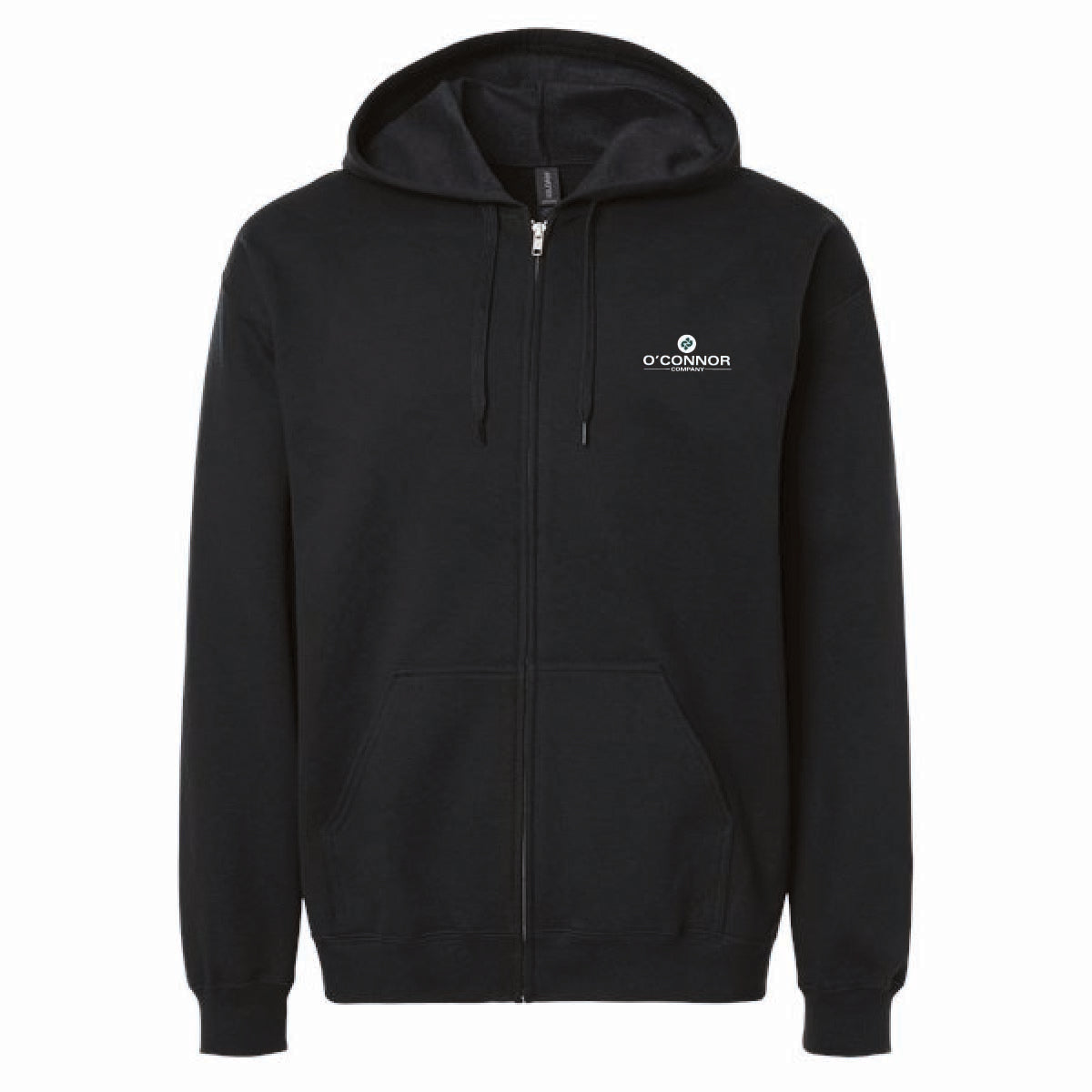 Gildan Unisex Full Zip Softstyle Hooded Sweatshirt with O'Connor Logo