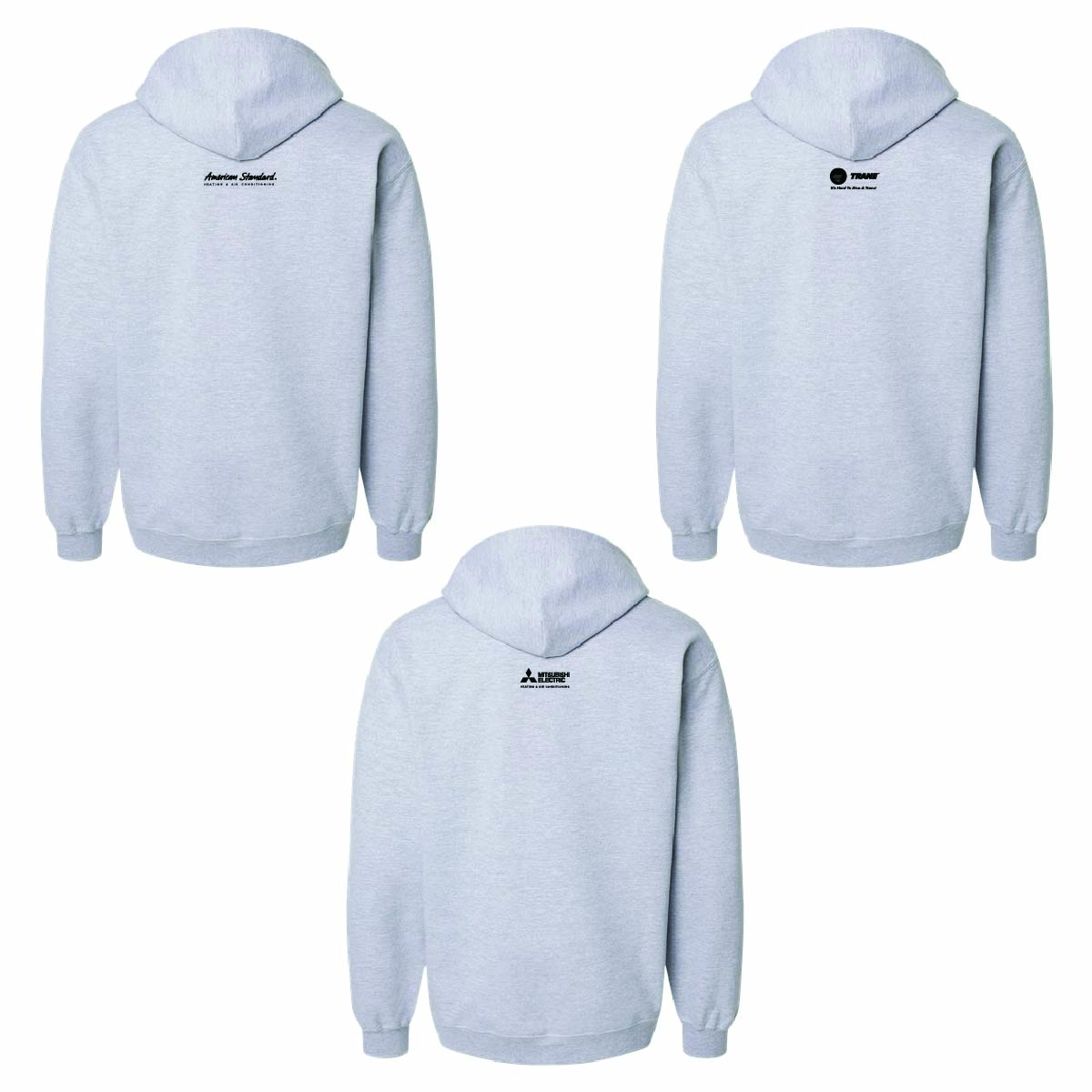 Gildan Unisex Full Zip Softstyle Hooded Sweatshirt with O'Connor Logo
