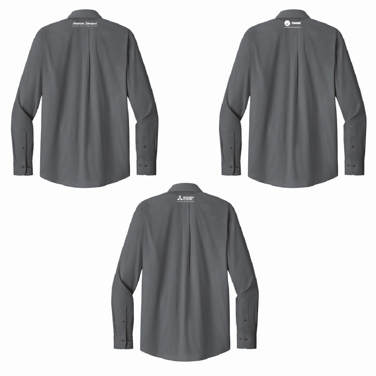 Brooks Brothers Men's Pinpoint Long Sleeve Shirt with O'Connor Logo