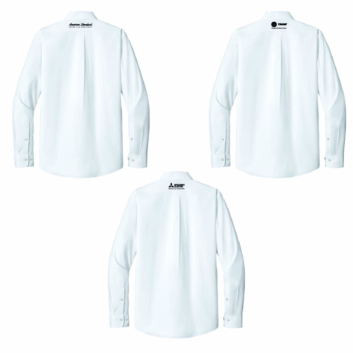 Brooks Brothers Men's Pinpoint Long Sleeve Shirt with O'Connor Logo