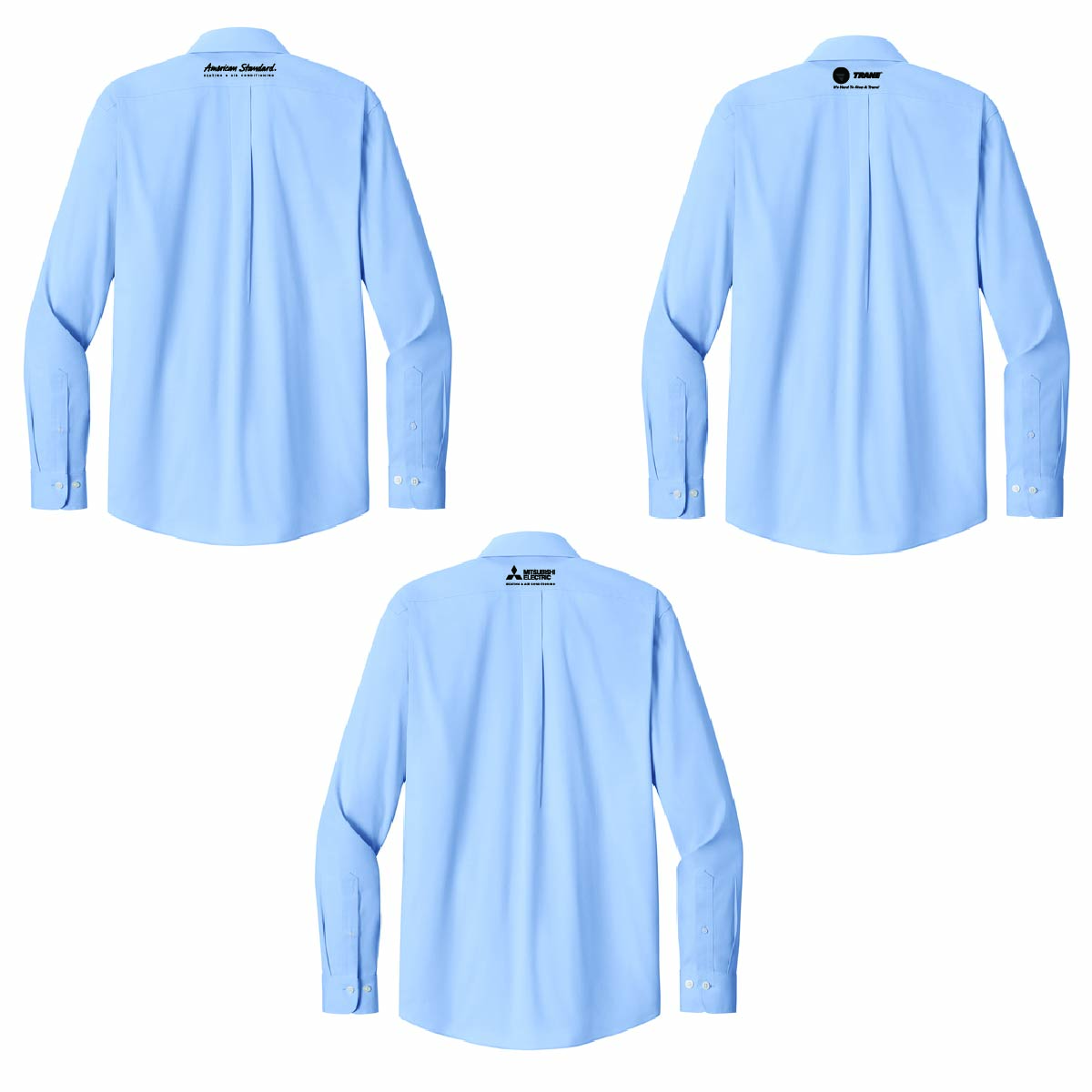 Brooks Brothers Men's Pinpoint Long Sleeve Shirt with O'Connor Logo