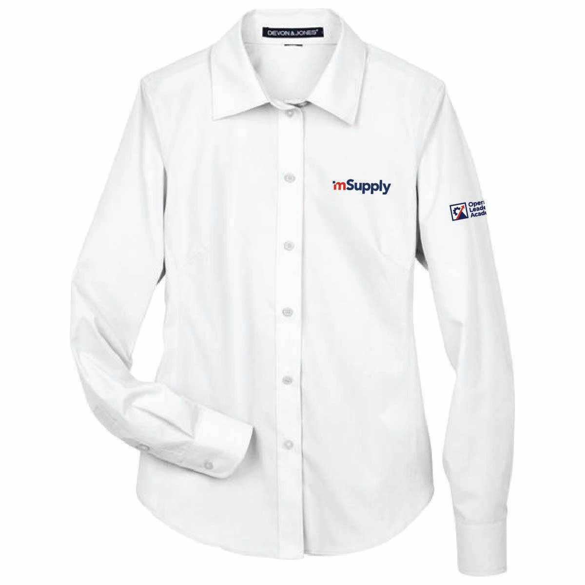 Operations Leadership Academy Devon & Jones Women's Broadcloth Woven Dress Shirt
