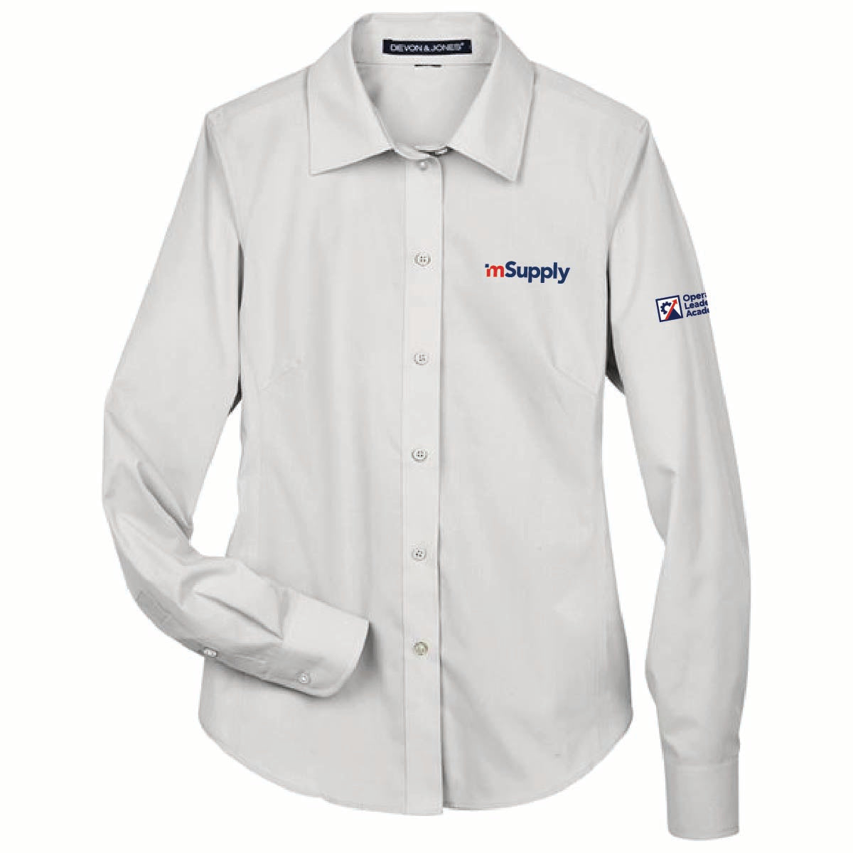 Operations Leadership Academy Devon & Jones Women's Broadcloth Woven Dress Shirt