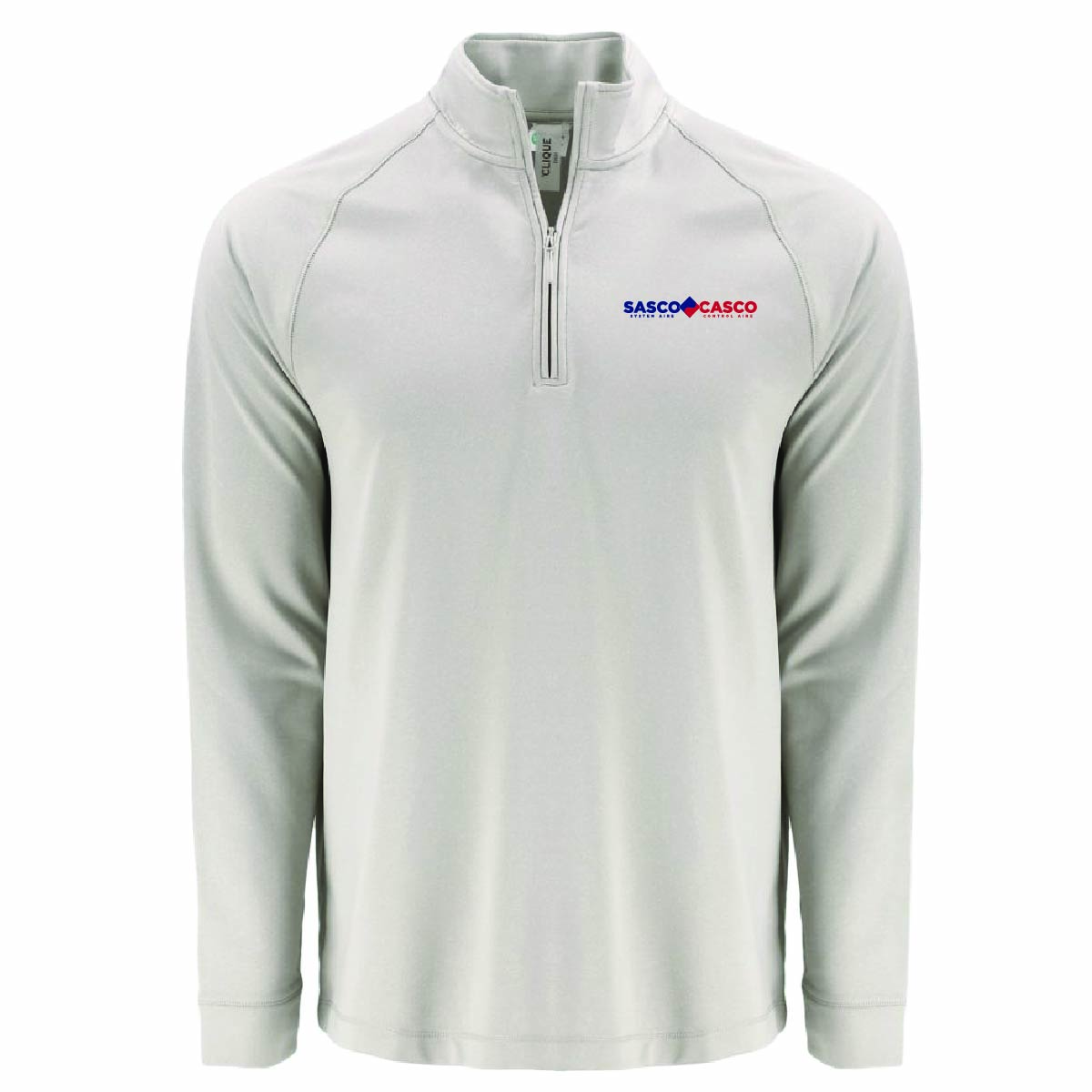 Clique by Cutter Men's Dash 1/4 Zip Sweatshirt with SASCO/CASCO Logo