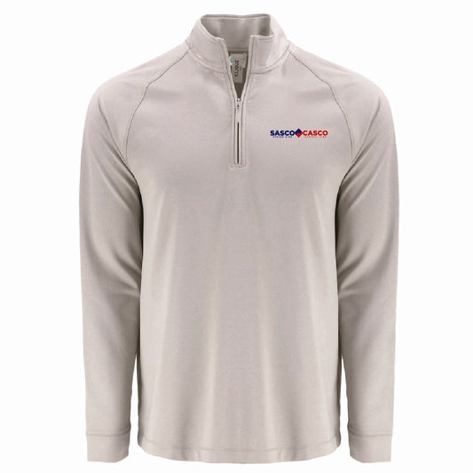 Clique by Cutter Men's Dash 1/4 Zip Sweatshirt with SASCO/CASCO Logo