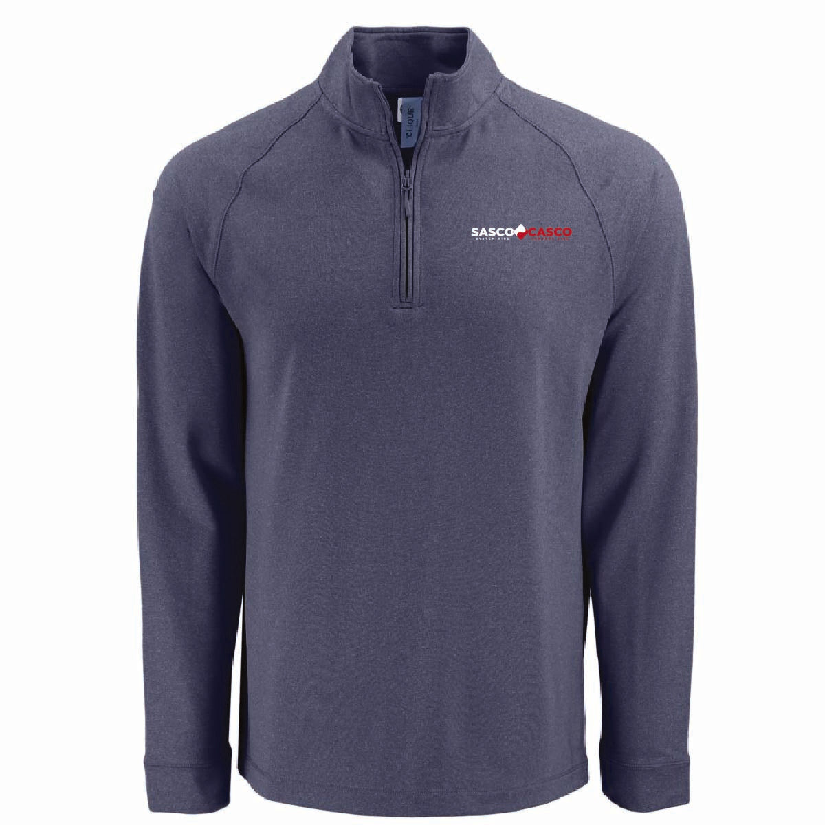 Clique by Cutter Men's Dash 1/4 Zip Sweatshirt with SASCO/CASCO Logo