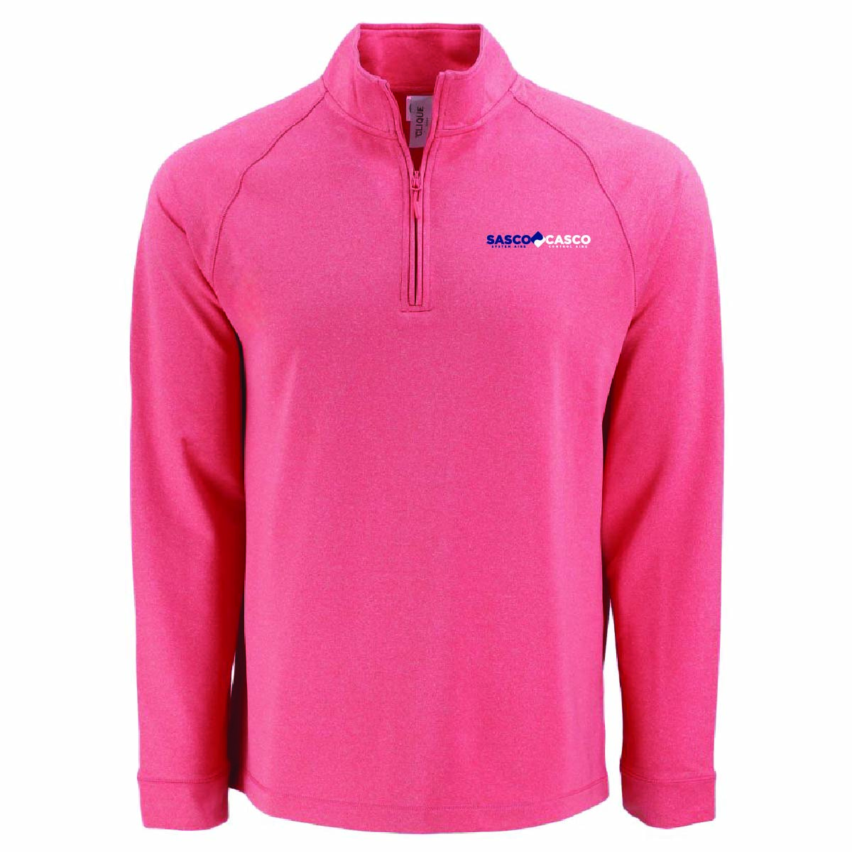 Clique by Cutter Men's Dash 1/4 Zip Sweatshirt with SASCO/CASCO Logo