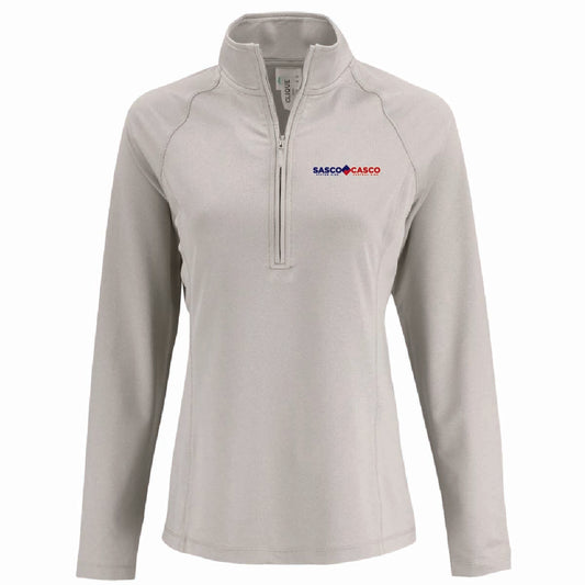 Clique by Cutter Women's Dash 1/4 Zip Sweatshirt with SASCO/CASCO Logo