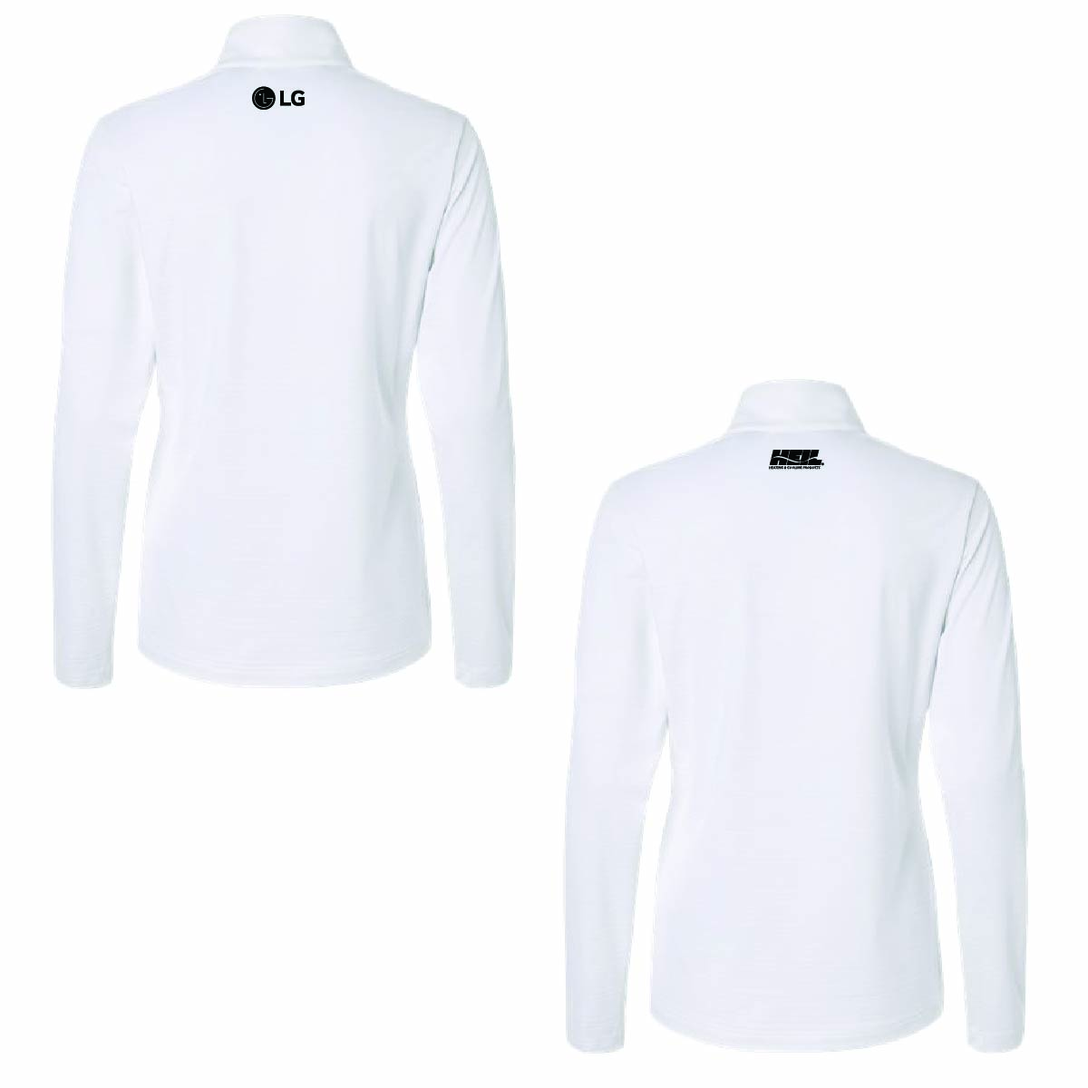 Adidas Women's Textured Stripe 1/4 Zip Pullover with SASCO/CASCO Logo
