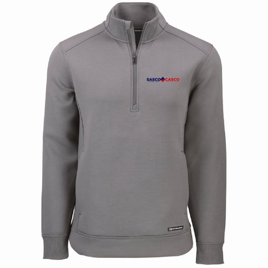 Cutter & Buck Men's Roam 1/4 Zip Pullover with SASCO/CASCO Logo