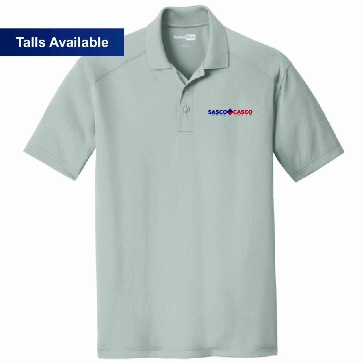 Cornerstone Men's Snag Proof Polo with SASCO/CASCO Logo